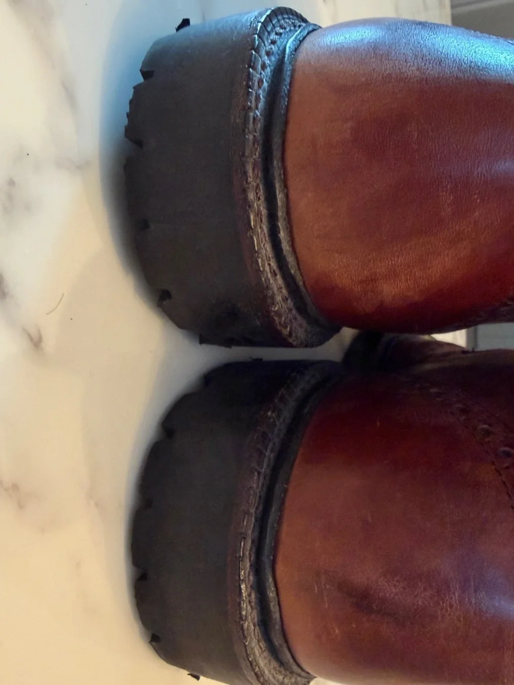 Allen Edmonds Long Branch Wingtip Boot | Size 8.5D | Brown